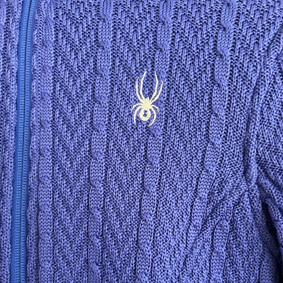 Spyder ‘core sweater’ indigo/purple hoodie - Picture 2 of 6